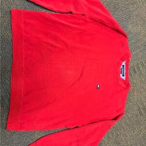 Tommy Hilfiger Men's Vibrant Red Crewneck Sweater